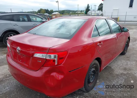 2012 Toyota Camry Le из США, поврежденный, VIN 4T4BF1FK7CR202922